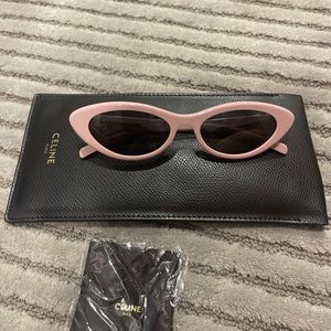 Celine pink cateye sunglasses